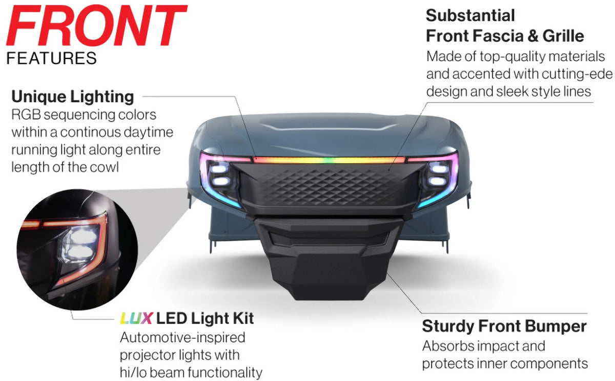Aqua Body Kit for EZGO RXV Golf Cart Q19228
