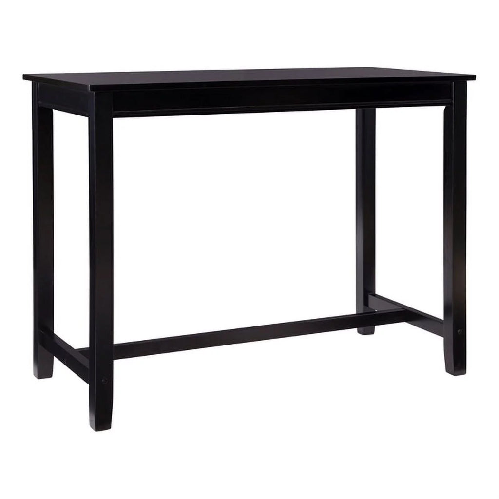 36" Wood Counter Height Pub Table in Black C866