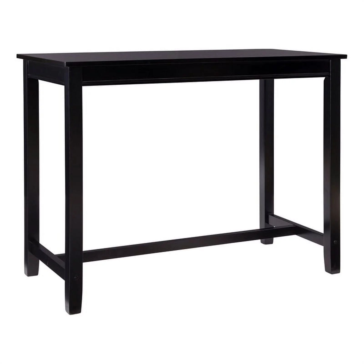 36" Wood Counter Height Pub Table in Black C866