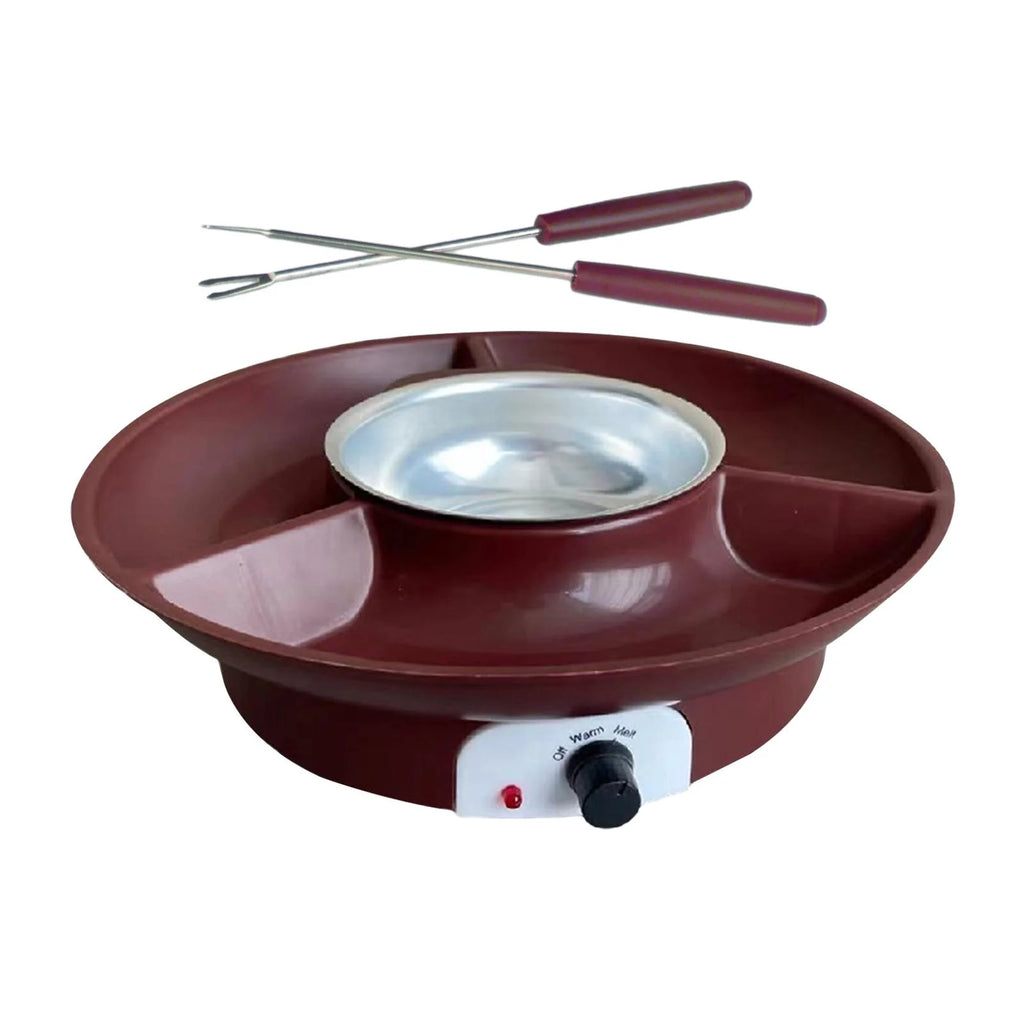 Electric Fondue Pot Set with Temperature Control S8213
