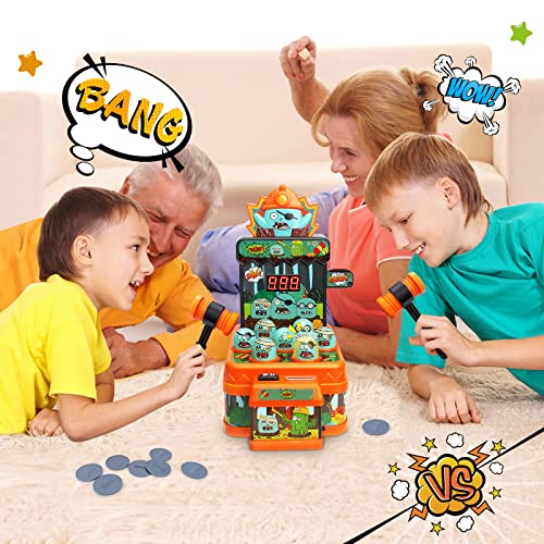 Arcade Whack Game Mole Mini Electronic Hammering Pounding Toy V6762
