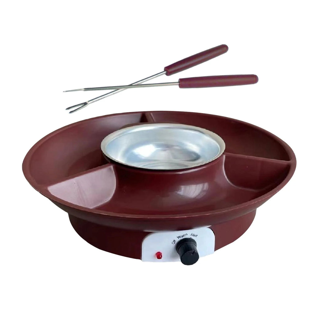 Electric Fondue Pot Set with Temperature Control S8213