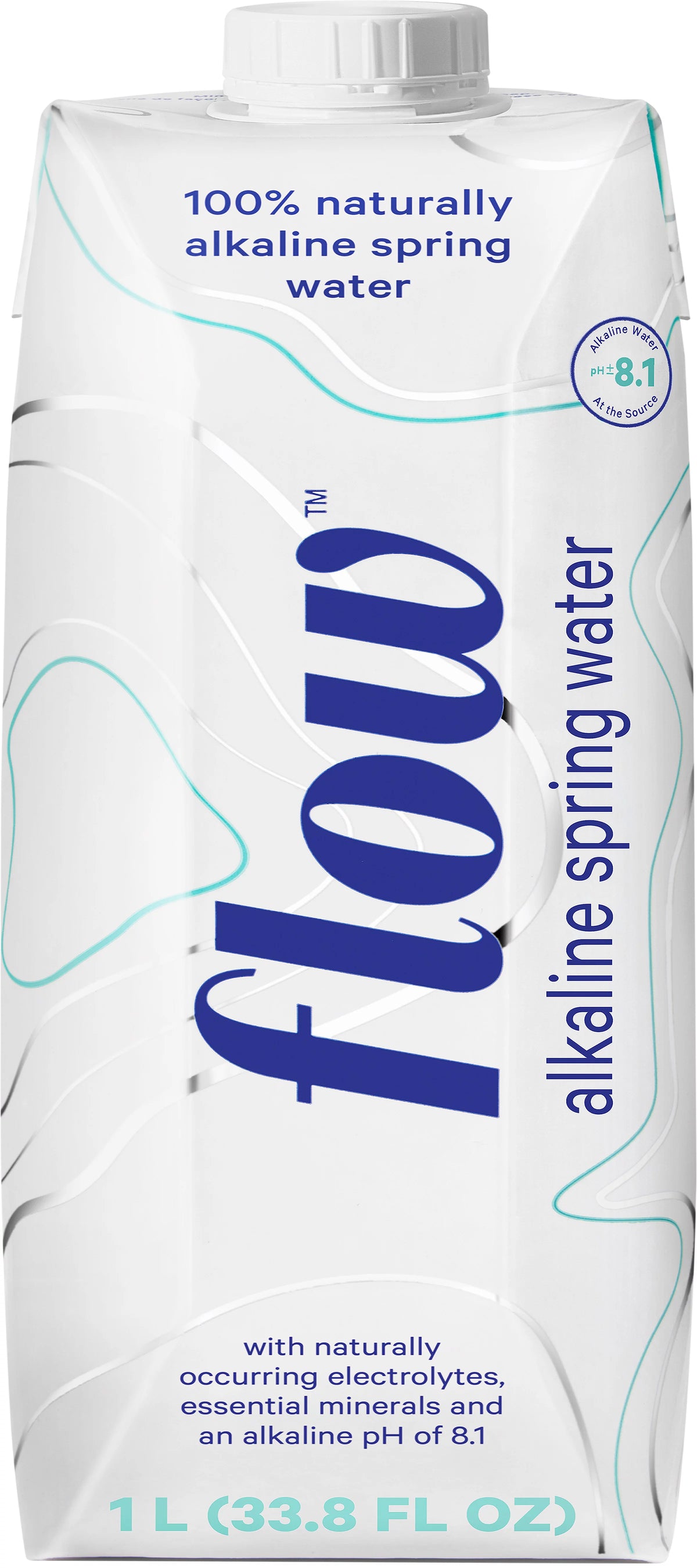 100% Naturally Alkaline Spring Water, 33.8 fl oz, 6 count X958481