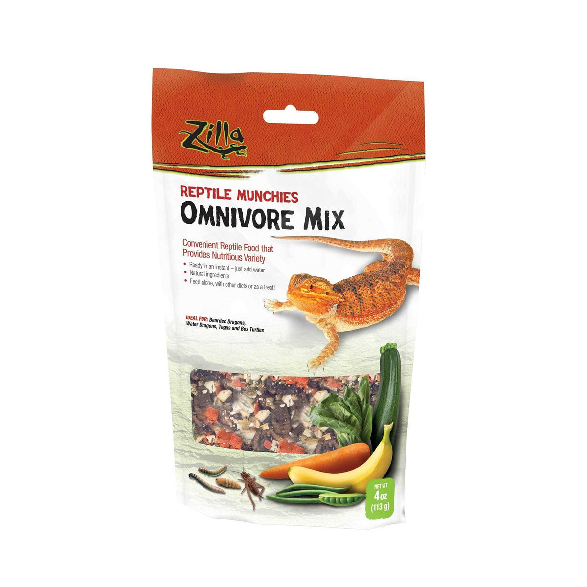 Reptile Munchies Omnivore Mix with Calcium U933011