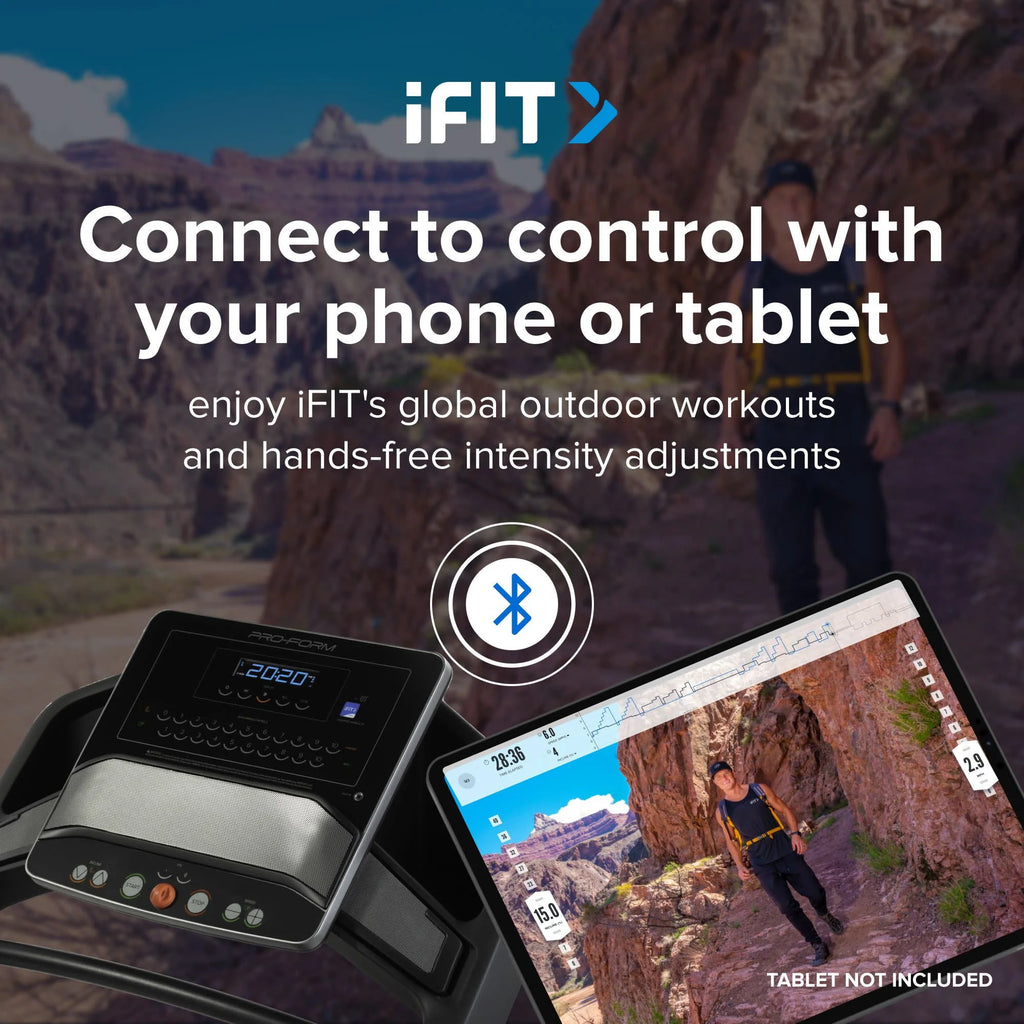 Treadmill with 5” Display and Tablet Holder V6877