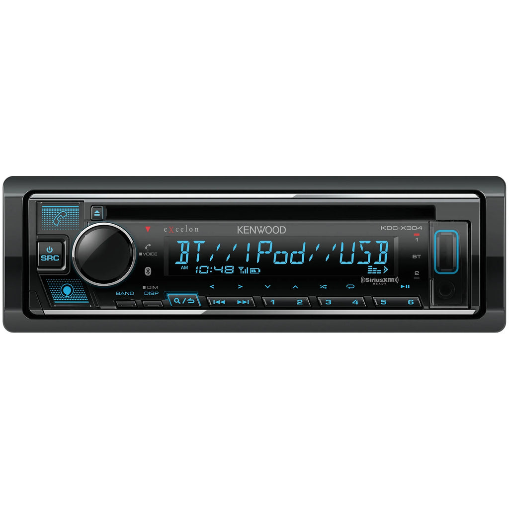 Bluetooth Single DIN CD Receiver with SiriusXM Tuner P59119