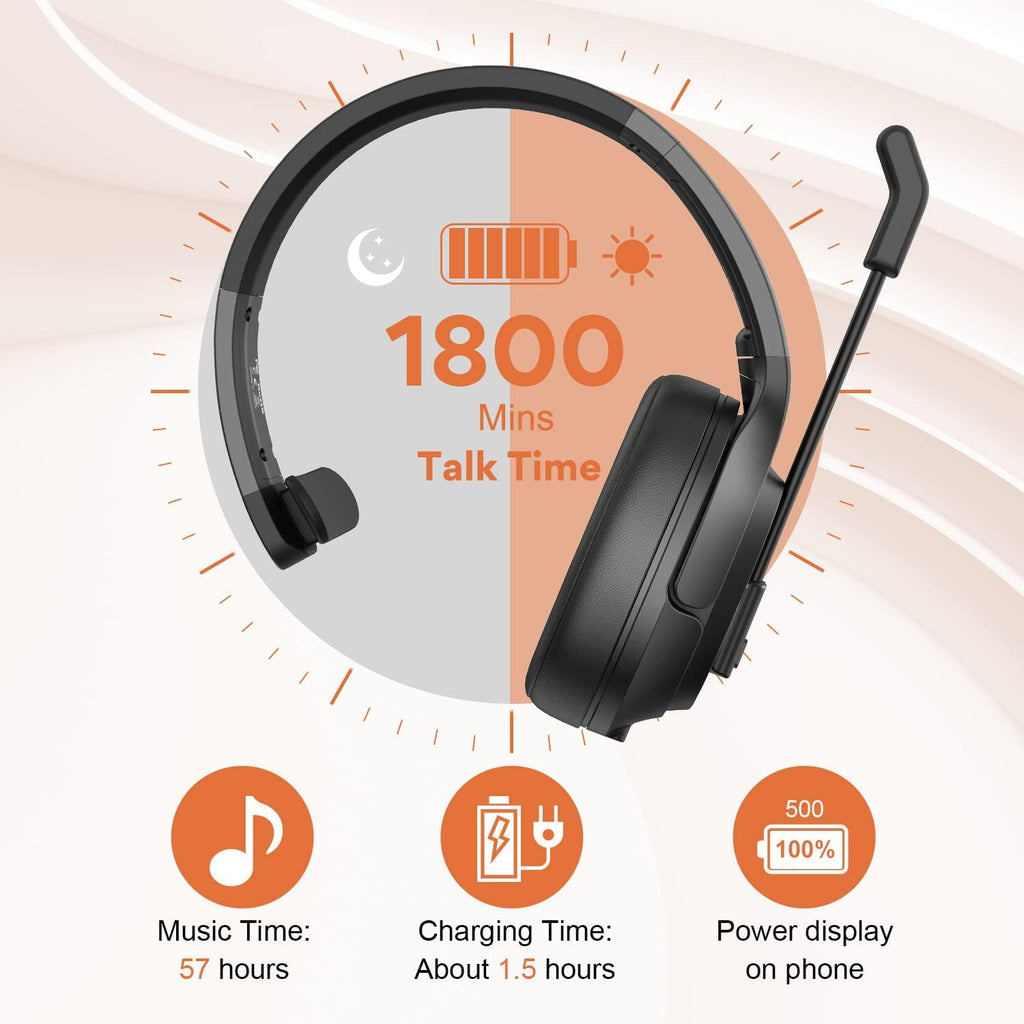 Noise Canceling Bluetooth Headset with Microphone G51284