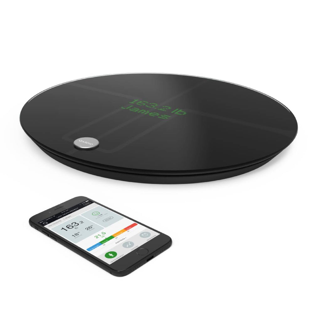 Black Wireless Smart Scale & Body Analyzer V3364