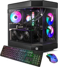 Black Gaming PC Desktop Intel Core i9 13900KF NVIDIA GeForce RTX 4070 12GB 32GB DDR5 1TB NVMe Windows 11 Home J7937
