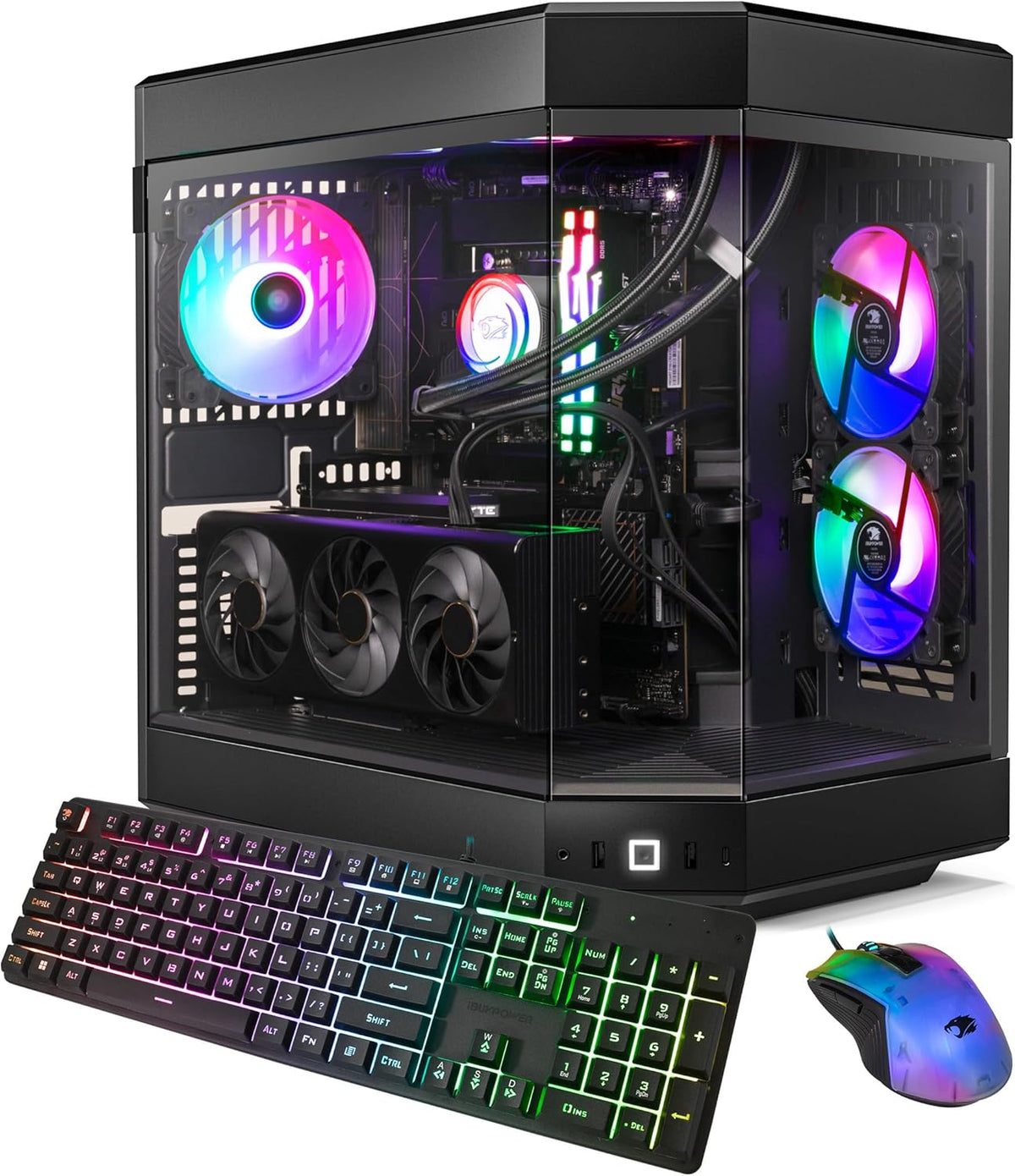 Black Gaming PC Desktop Intel Core i9 13900KF NVIDIA GeForce RTX 4070 12GB 32GB DDR5 1TB NVMe Windows 11 Home J7937