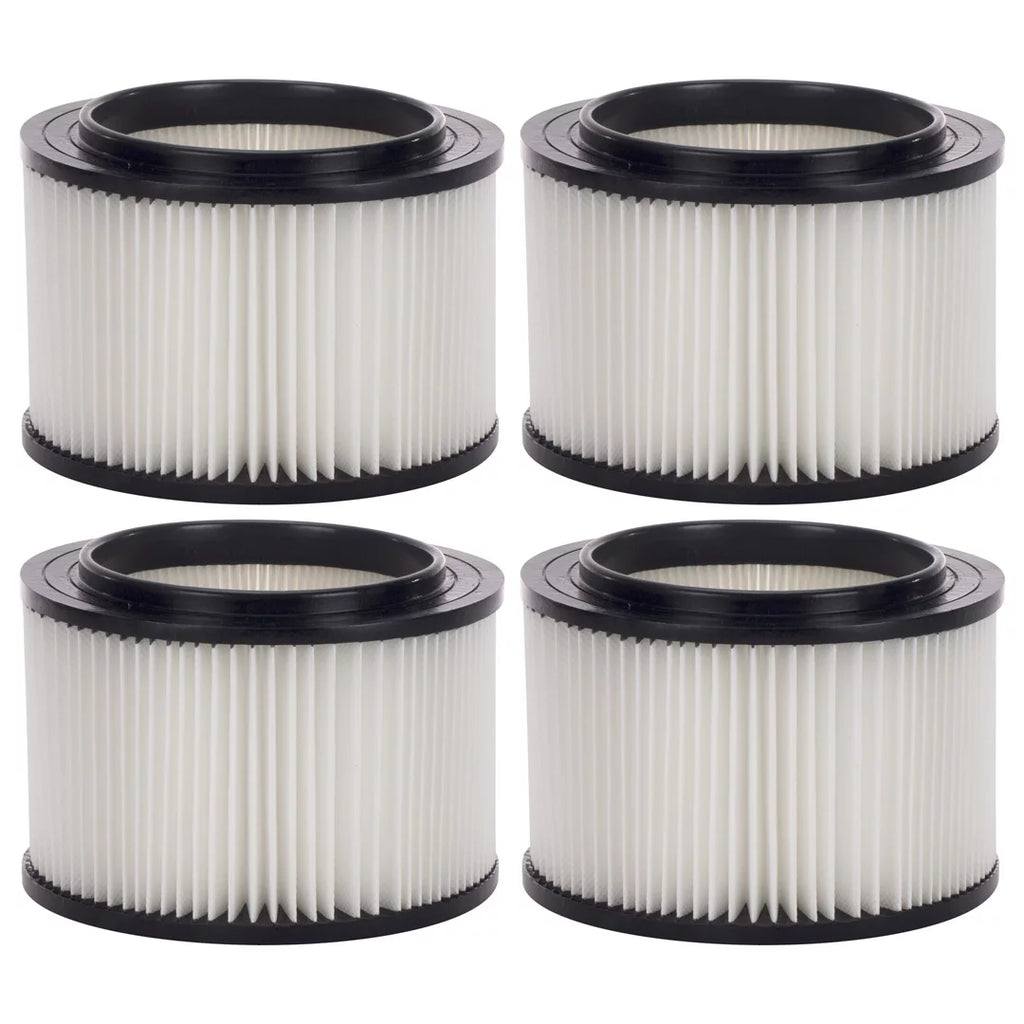 4 Pack Replacement Filters for 3 to 4 Gallon Wet/Dry Vacs D63290