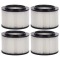 4 Pack Replacement Filters for 3 to 4 Gallon Wet/Dry Vacs D63290