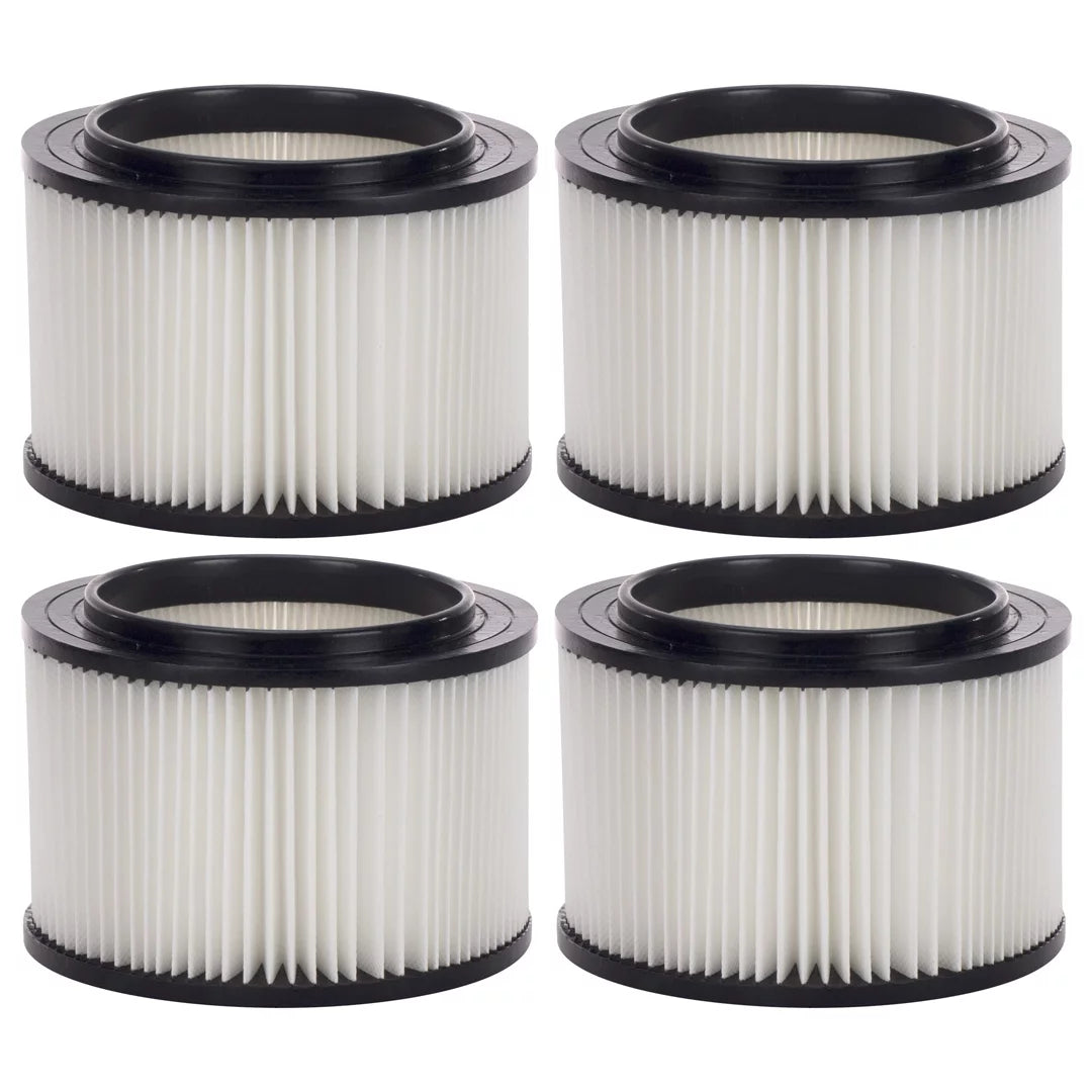 4 Pack Replacement Filters for 3 to 4 Gallon Wet/Dry Vacs D63290