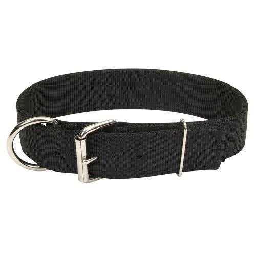 Black Nylon Dog Collar C5956