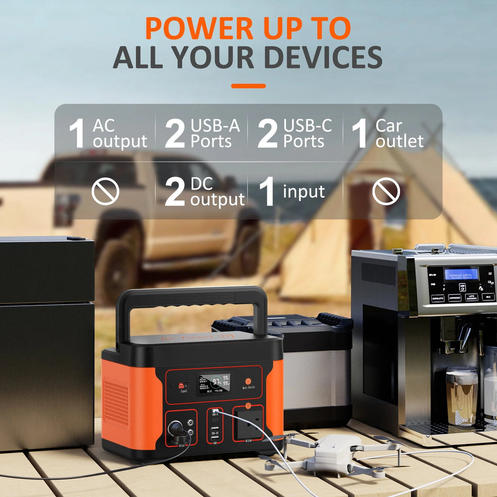 Portable Power Station 600W 550Wh LiFePO4 Battery B85228
