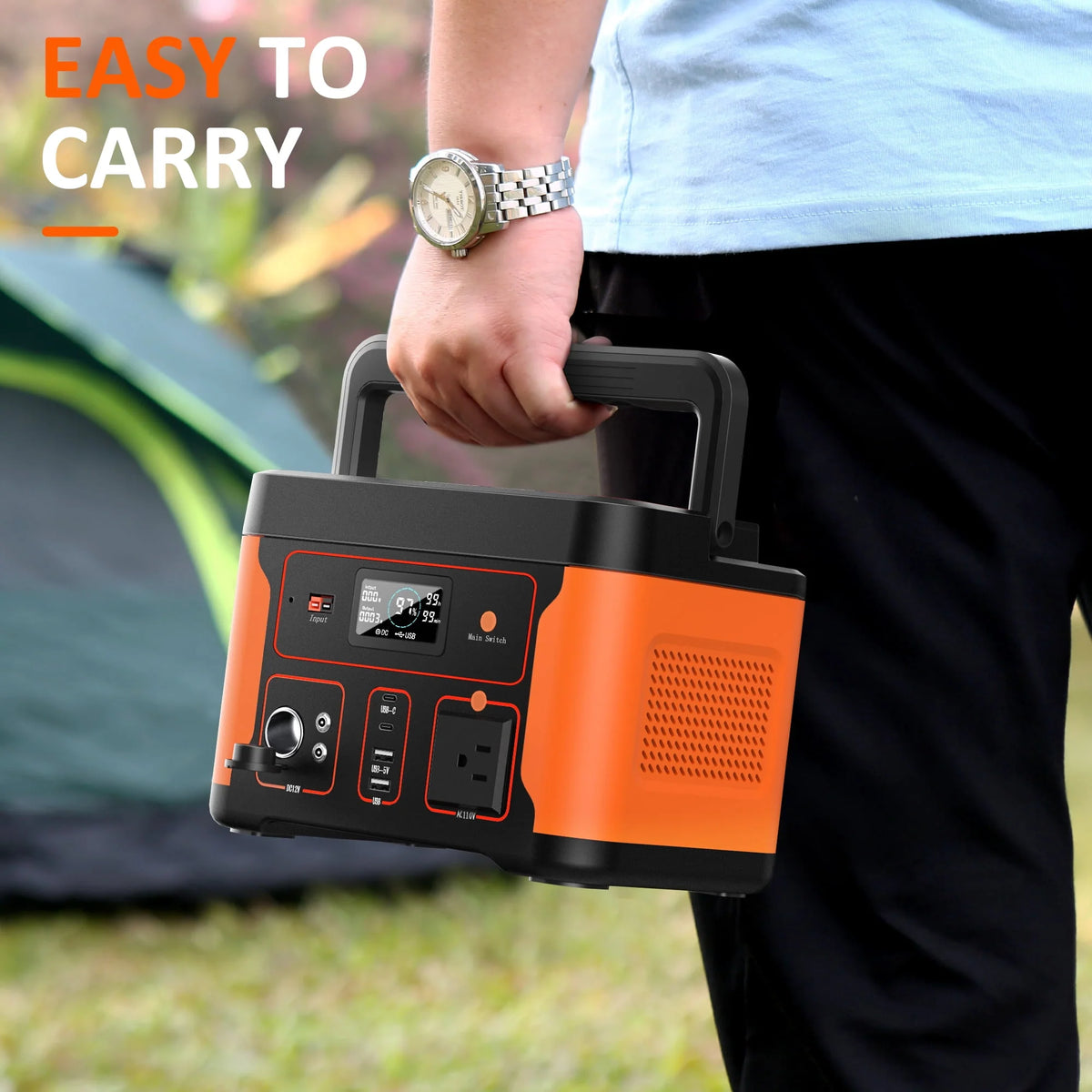 Portable Power Station 600W 550Wh LiFePO4 Battery B85228