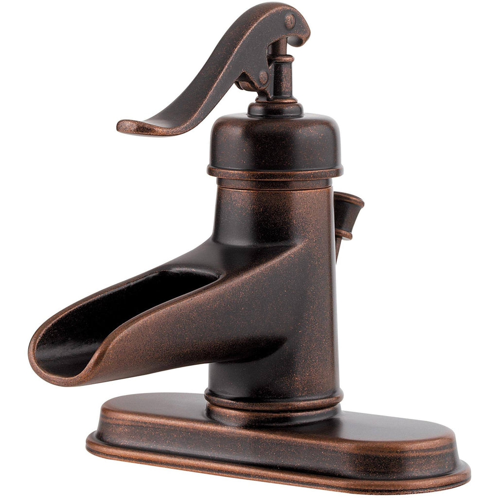 Polished Chrome Single-Handle Bathroom Faucet Y3785
