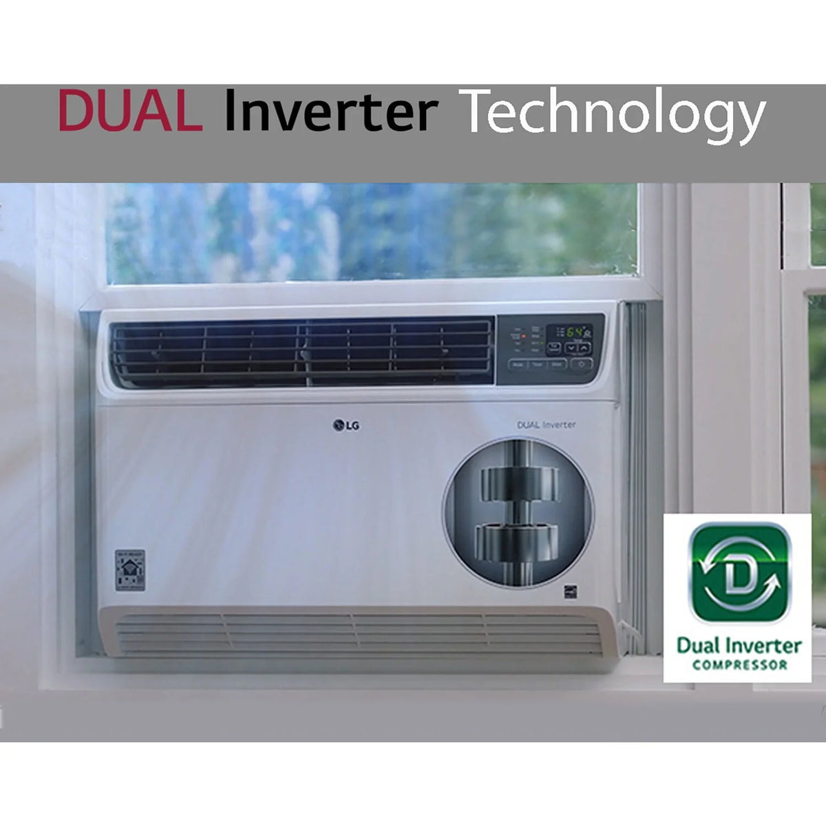 9,500 BTU 115V Dual Inverter Window Air Conditioner L491144