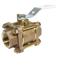 Lead-Free Bronze 1in 3-Piece Ball Valve T606140