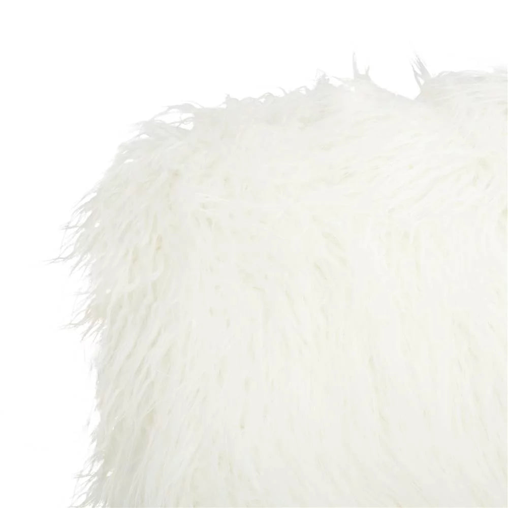 Faux Sheepskin Swivel Office Chair F49496