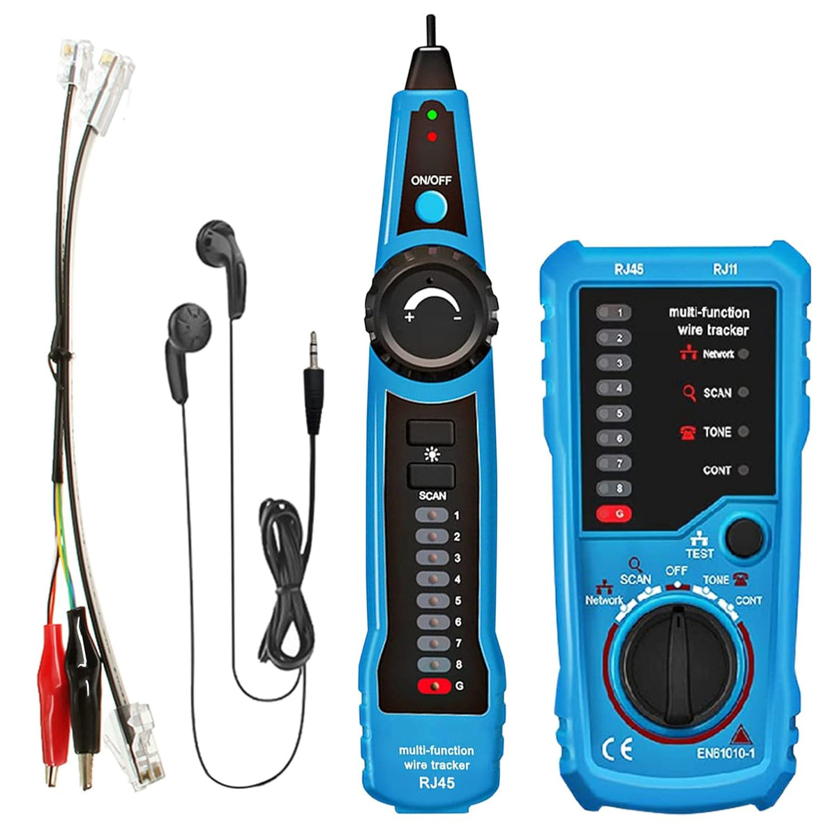RJ11 RJ45 Multifunction Wire Tracker Cable Tester W64508