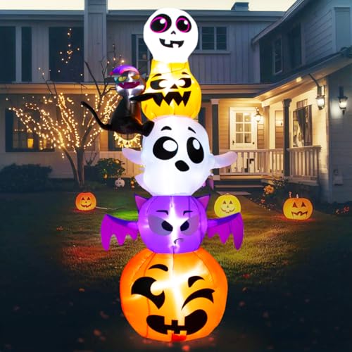 8FT Halloween Inflatable Decorations with Built-in LED Light K850884