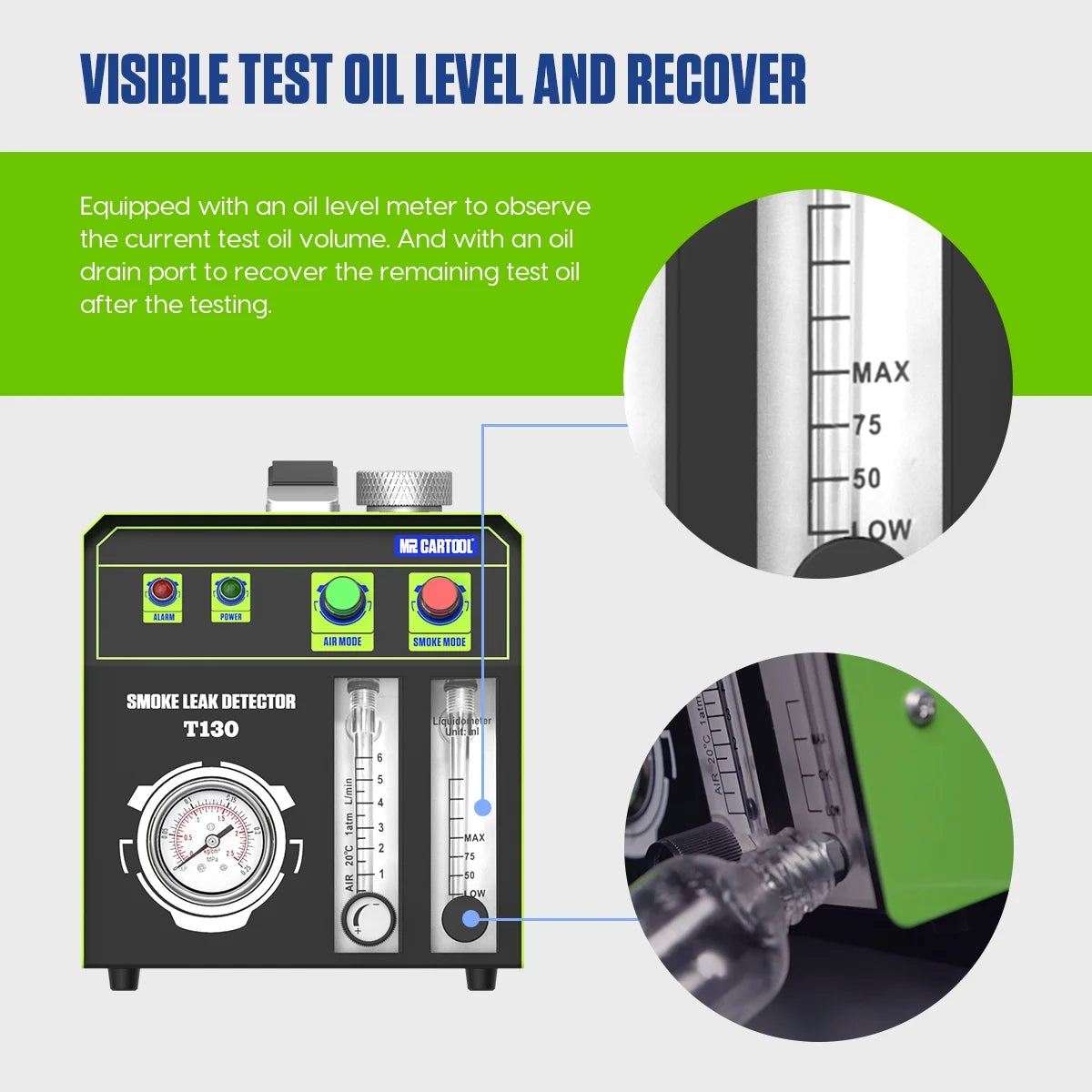 EVAP Vacuum Smoke Machine with Adjustable Flowmeter Z498