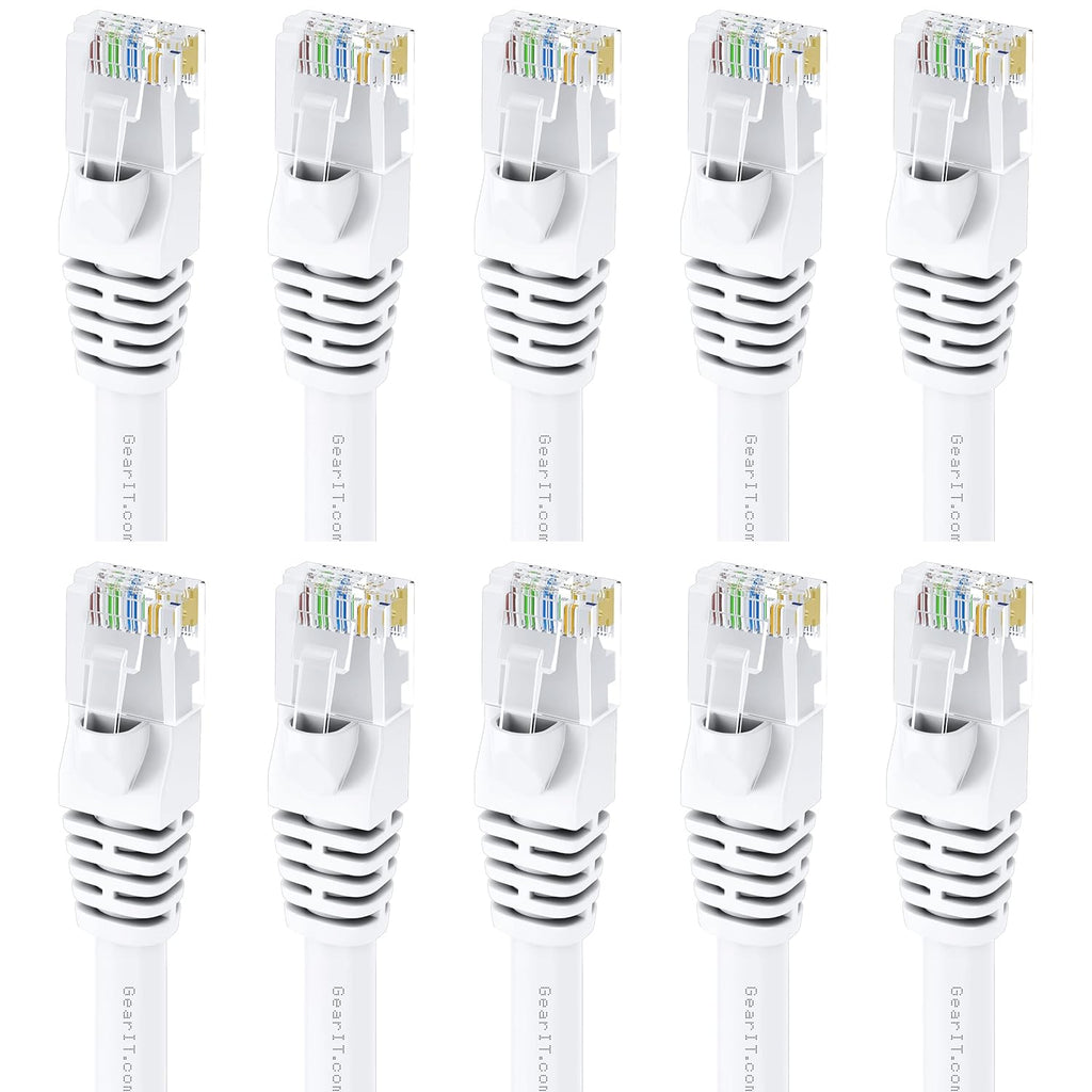 Cat 6 Ethernet Cable 6 ft 10-Pack Black V5566