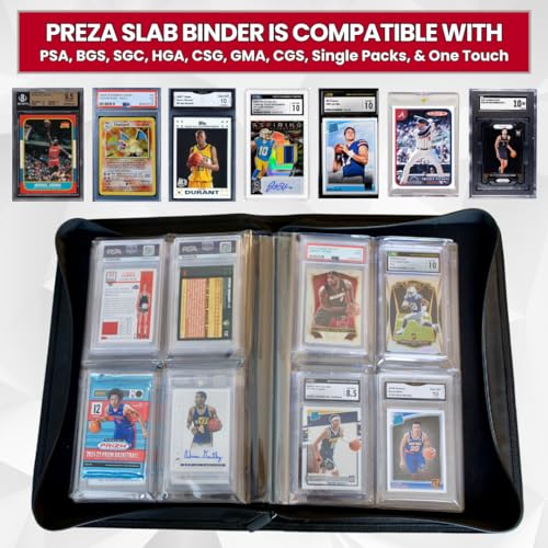 Red Graded Card Storage Binder V137
