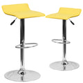 Purple Vinyl Adjustable Height Barstool with Chrome Base O8138