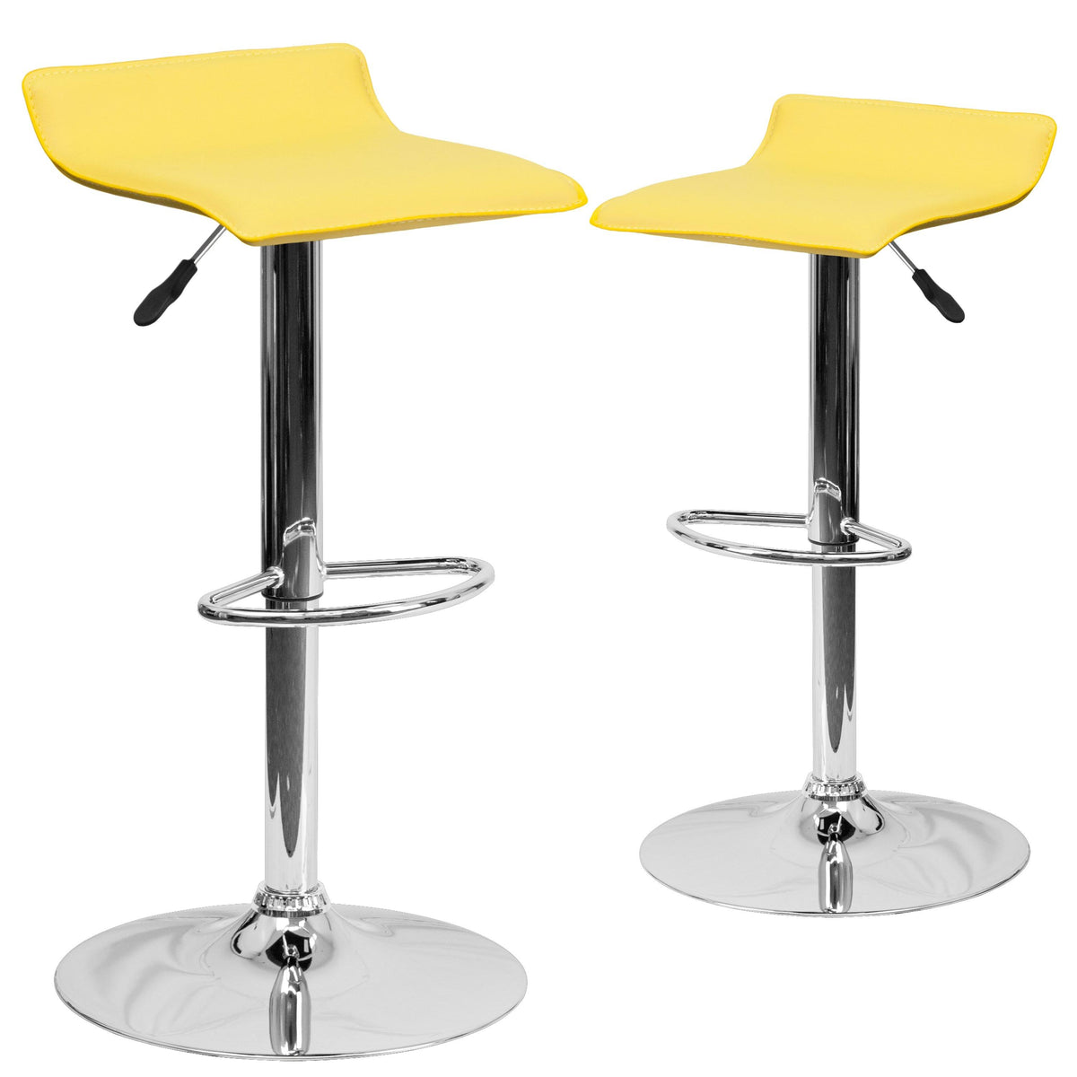 Purple Vinyl Adjustable Height Barstool with Chrome Base O8138
