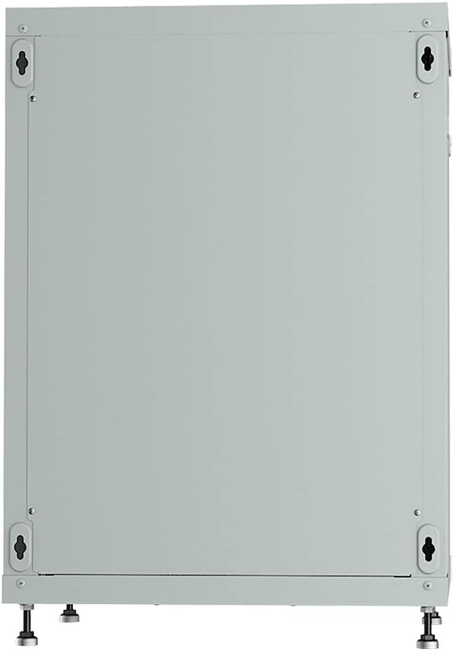 15U Wall Mount Gray IT Network Server Rack Cabinet Enclosure 24 Inch Depth J291