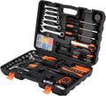 130 Piece Household Tool Kit Set with Toolbox Storage Case R516