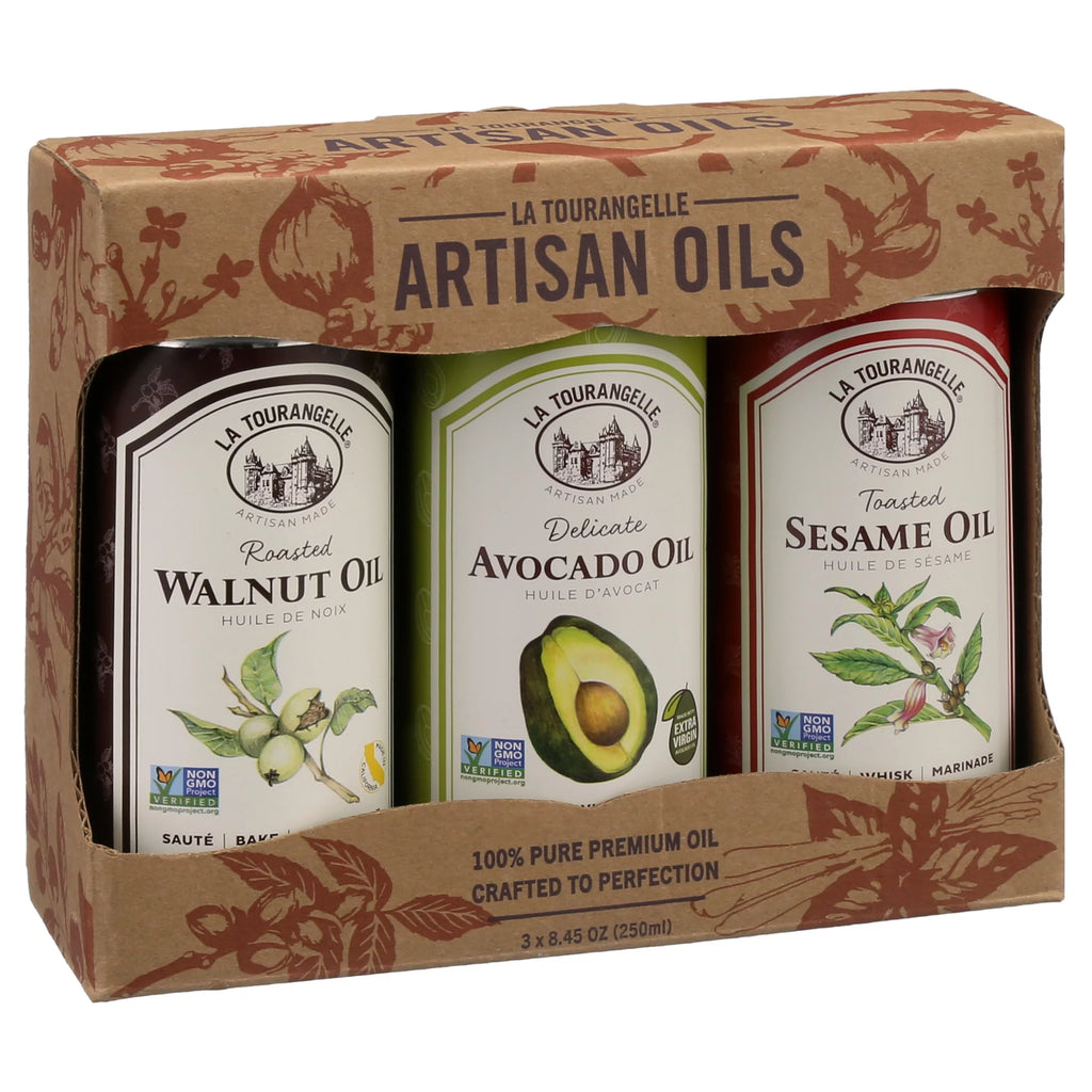 3 x 8.45 oz Roasted Walnut Avocado Toasted Sesame Oil B58577