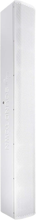 White Passive Wall-Mount Column Line Array Speaker with 8 x 5” Woofers Y718088