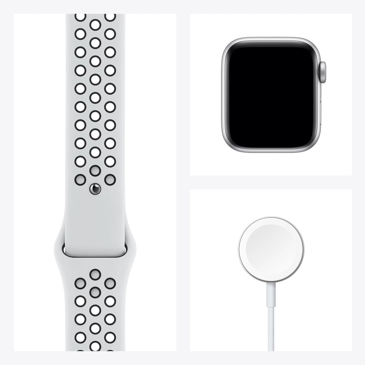 Silver 40mm Aluminum Case Smartwatch U960