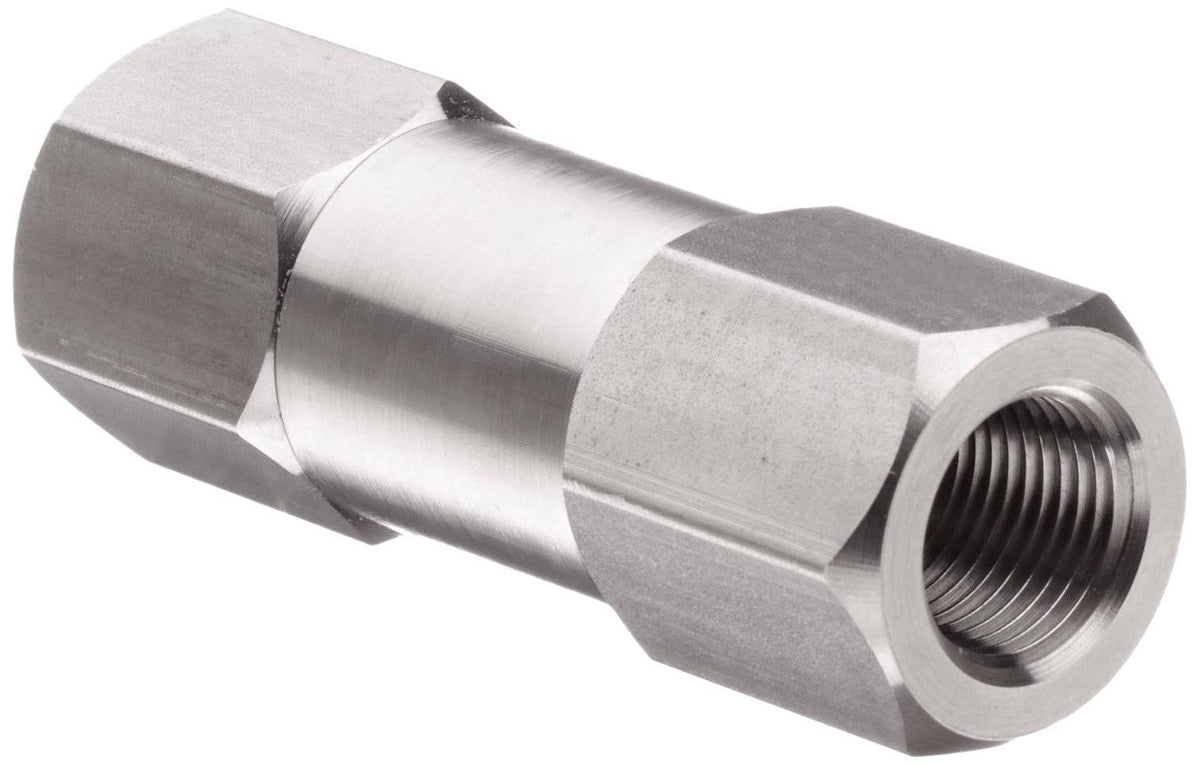 1/2 in 316 Stainless Steel Inline Poppet Check Valve O533