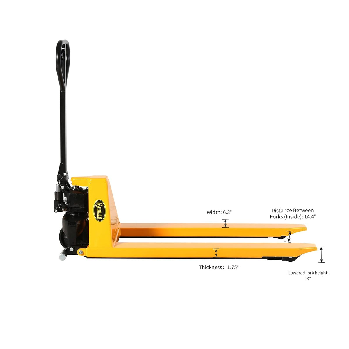 Heavy Duty Pallet Jack Truck 7700lbs Capacity 48 L×27 W D401862
