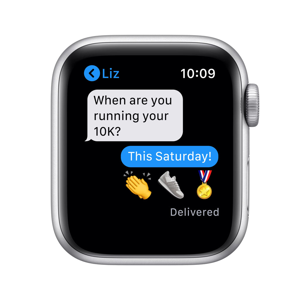 Silver 40mm Aluminum Case Smartwatch U960