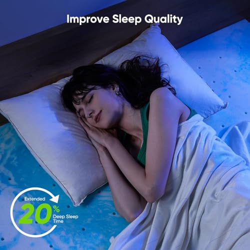 3-inch Gel Infused Cooling Queen Memory Foam Mattress Topper S948776