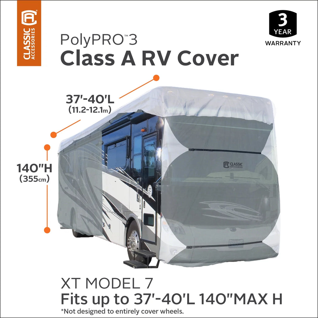 Extra Tall RV Cover, Fits 37' - 40' RVs H71168