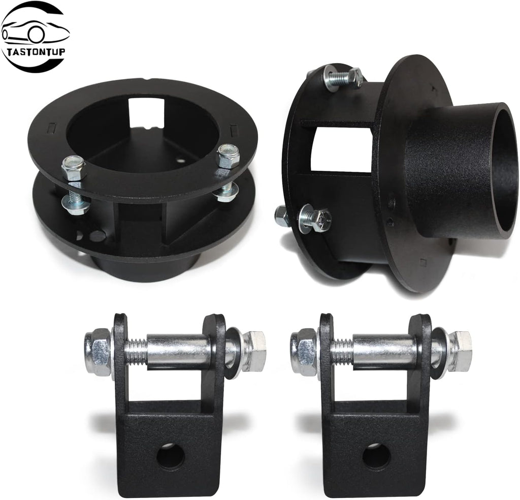 2.5" Front Leveling Lift Kit for Ram 2500 3500 4WD with Shock Relocation Brackets High-Strength Steel Suspension Lift Kit Pack of 2 R9655