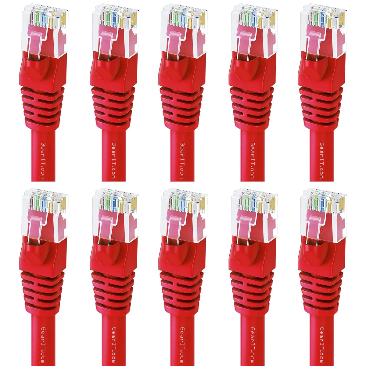 Cat 6 Ethernet Cable 6 ft 10-Pack Black V5566