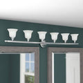 Polished Chrome 6-Light Bath Bar A692