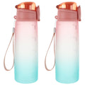 2 pcs Gradient Water Bottle B26613