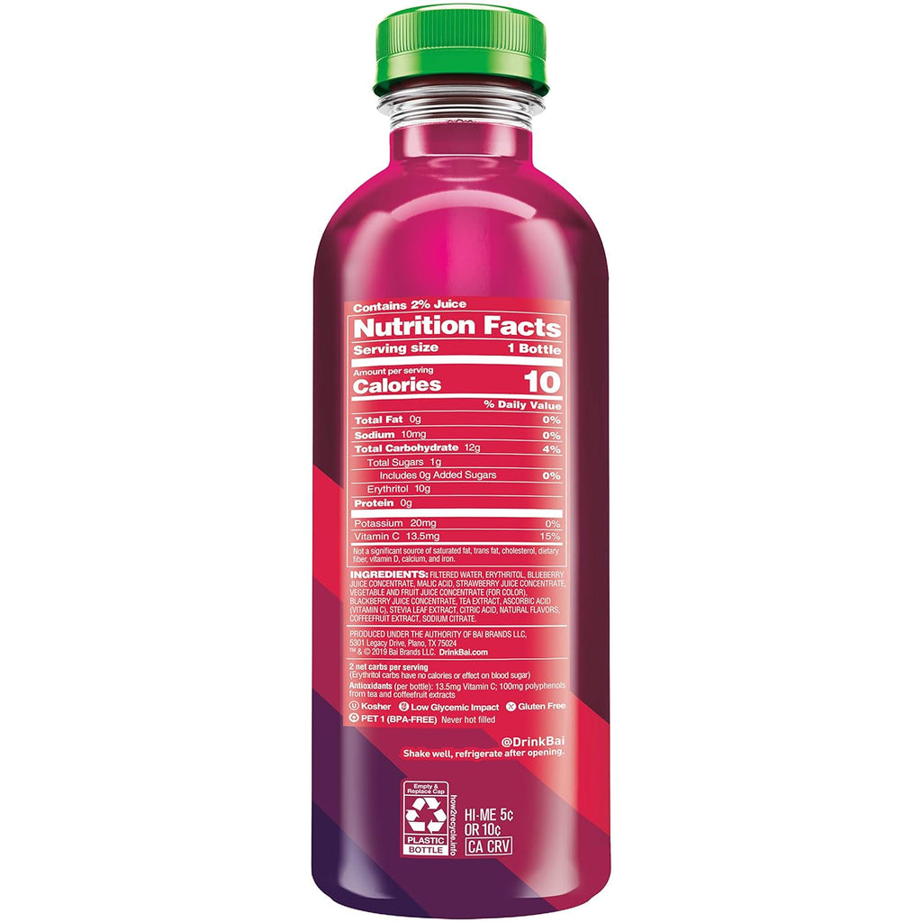 Black Raspberry Beverage, 18 fl oz (Pack of 6) I3018