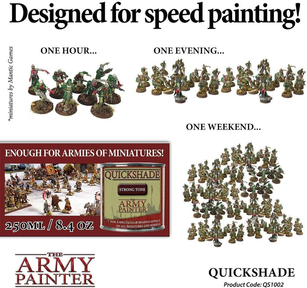 3pcs Quickshade Varnish Set, Strong Tone, 250 ml, Pack of 2 F6094
