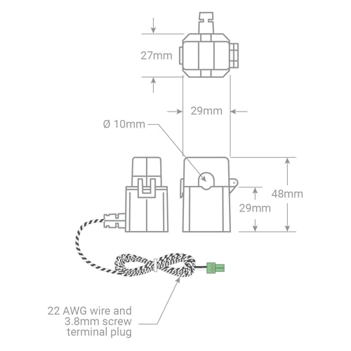 Smart Home Energy Monitor with 16 50A Circuit Level Sensors I937