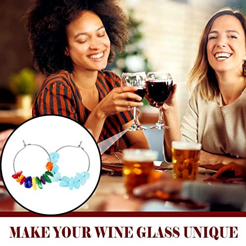 24 Pcs Wine Glass Charms E522065