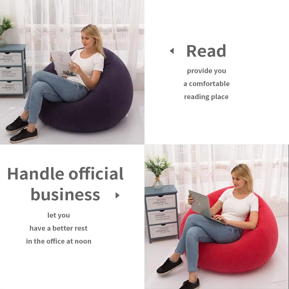 Inflatable Deck Chair with Air Pump A10613